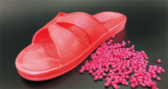Transparent Foaming  Expanded Soft PVC Granules Sandals