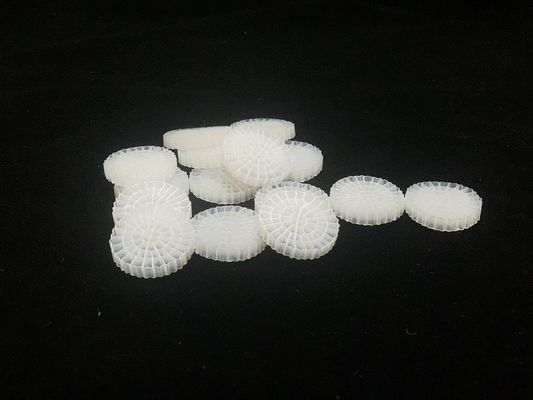 White 25mmX4mm Moving Bed Filter Media Ras System