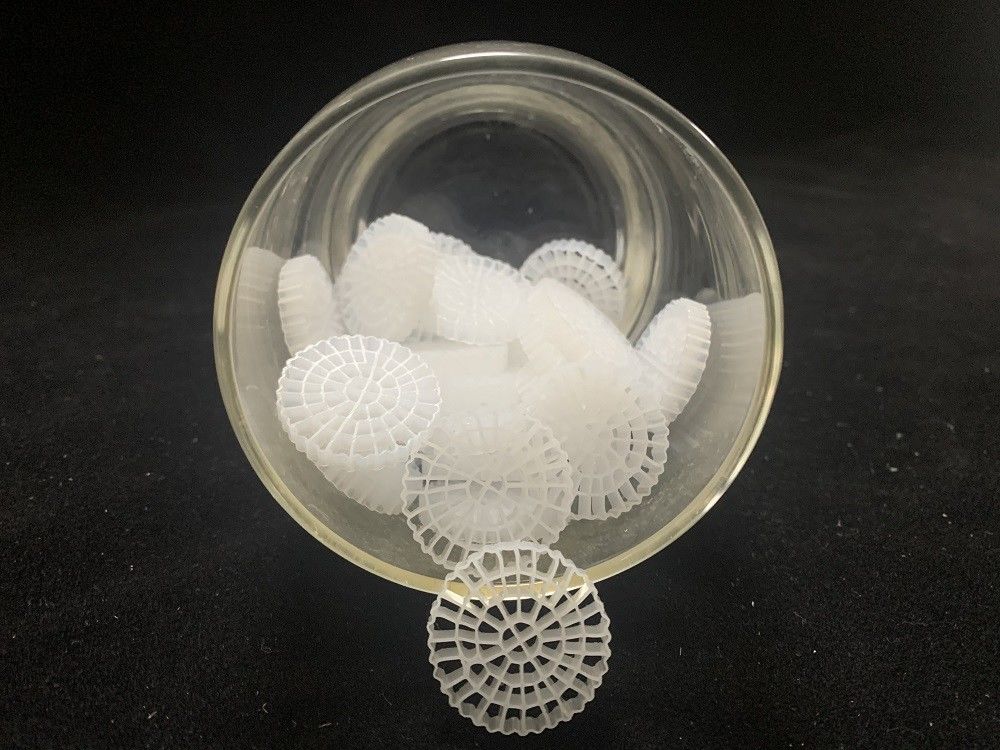 HDPE White Biofilm Reactors For Wastewater Treatment 25X4mm
