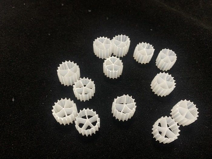 White Virgin HDPE Y2 K3 Aquaponics MBBR Filter Media 11X7mm