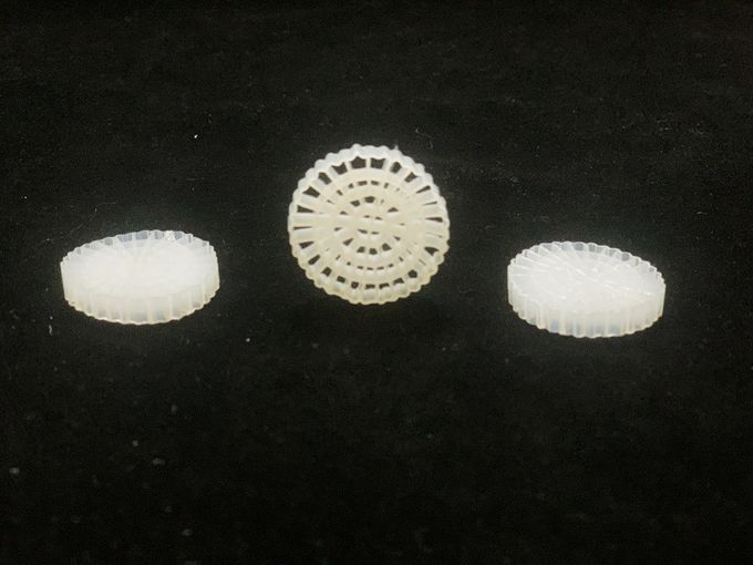 White Virgin HDPE Y2 K3 Aquaponics MBBR Filter Media 11X7mm 0